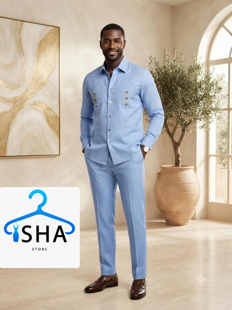 Ensemble tenue en lin Chemise et pantalon