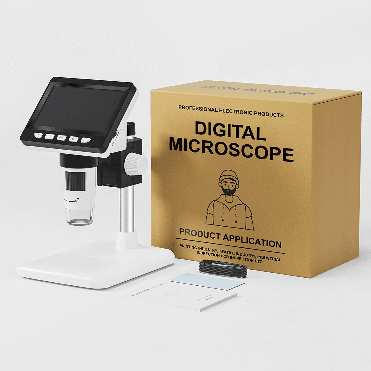 Microscope Numérique Professionnel avec Écran LCD